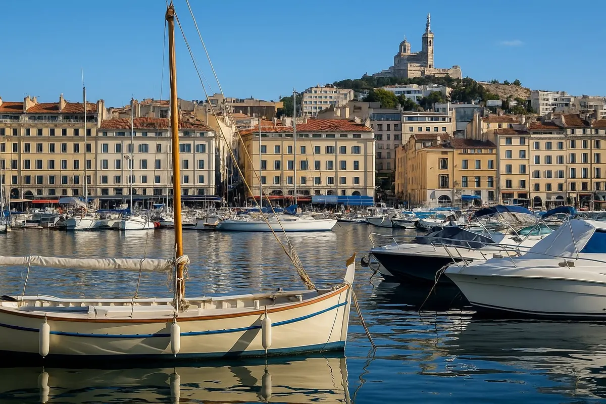 Vue du Vieux Port de Marseille